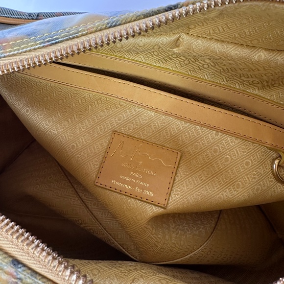 Louis Vuitton Limited Edition Richard Prince Jaune Defile Weekender PM Pulp Bag - Picture 14 of 16